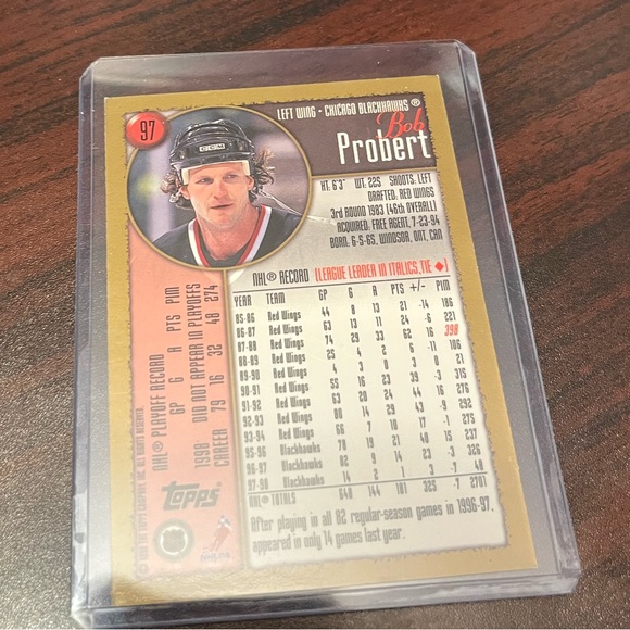 Set of 6 1997 1998 hockey cards Topps - Picture 9 of 13